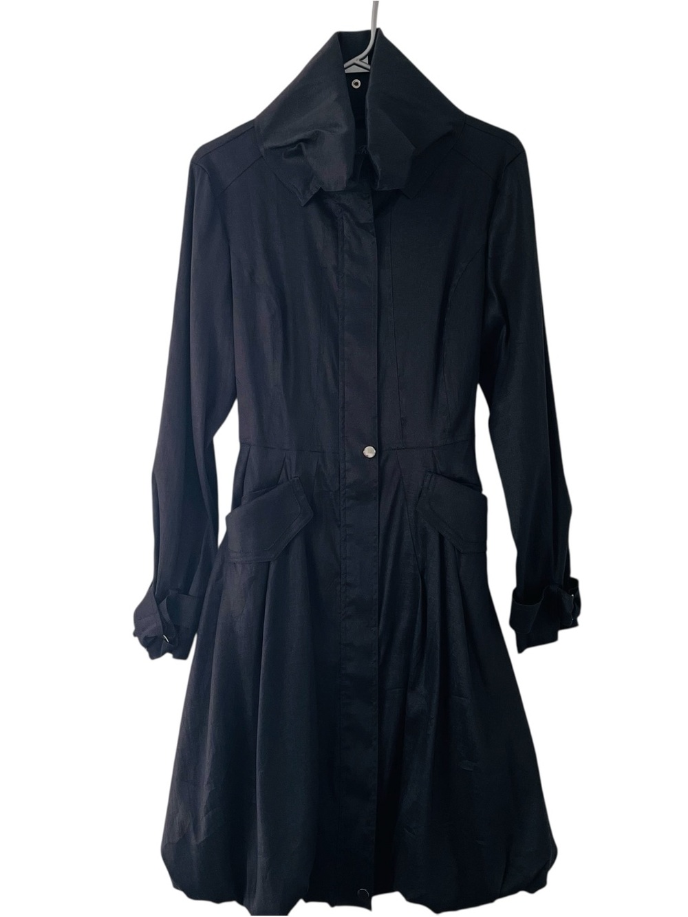 Belle Fare A-Line Bubble Bottom Trench Coat